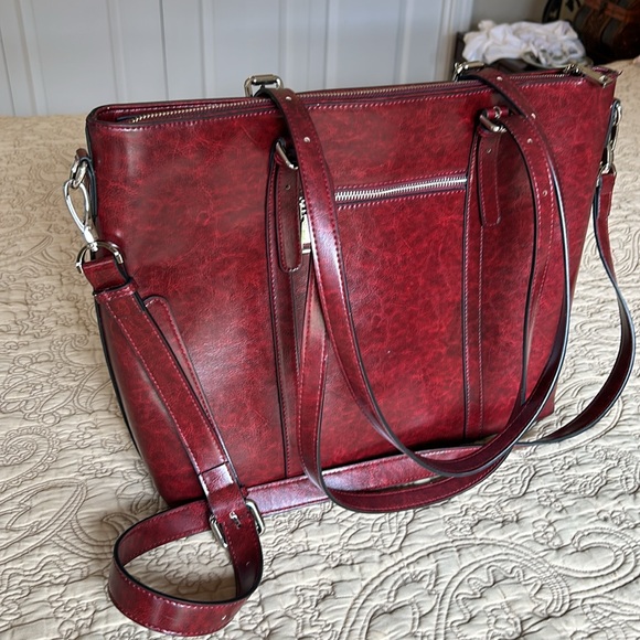 Leather Attaché bag / shoulder bag - Picture 3 of 9